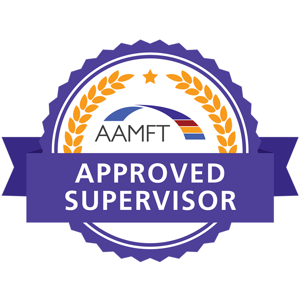 AAMFT Approved Supervisor designation badge