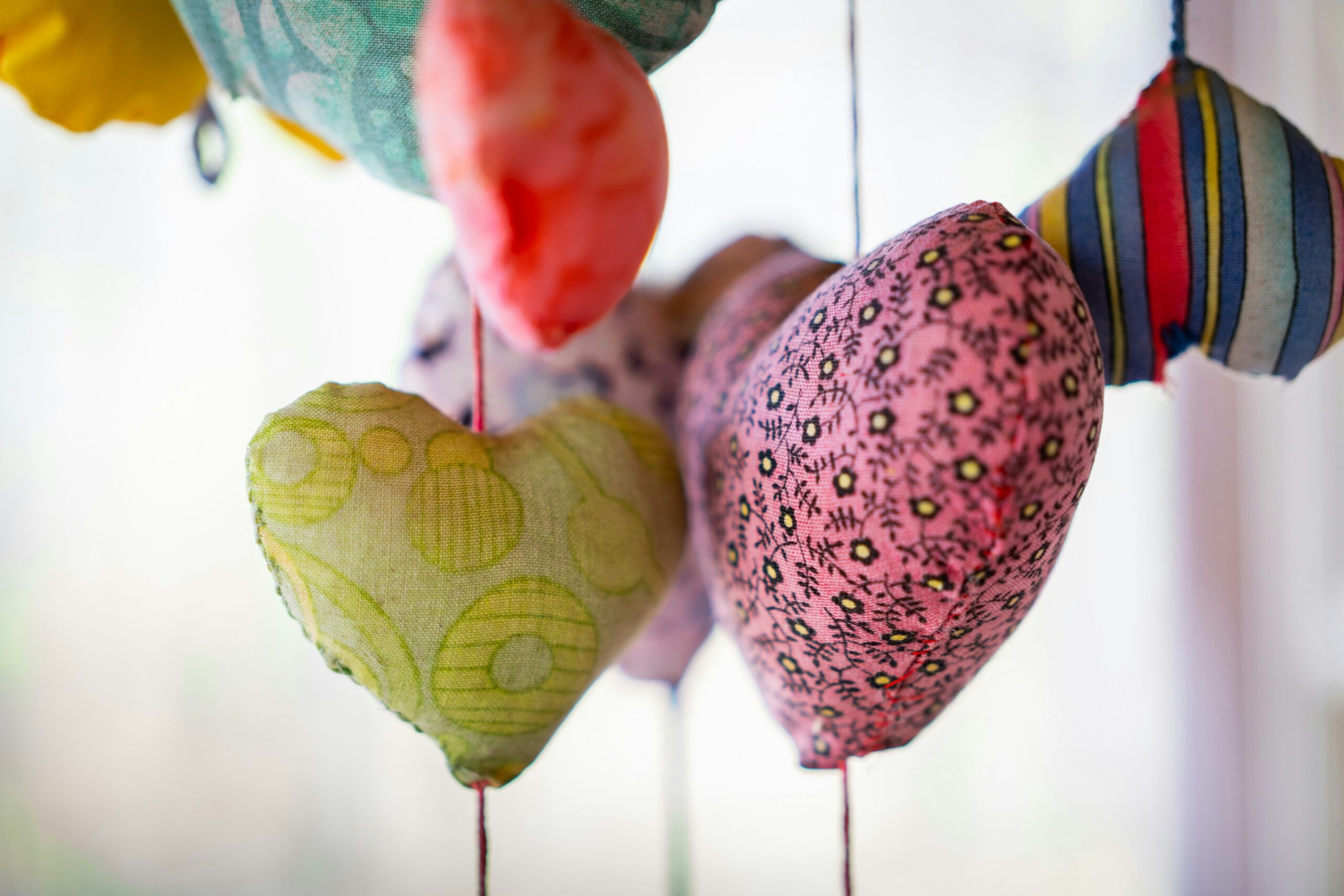 fabric hearts for therapy for anxiety and stress in Madison, Wisconsin